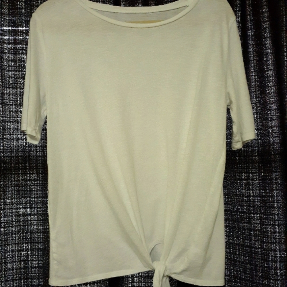 White 90's tee